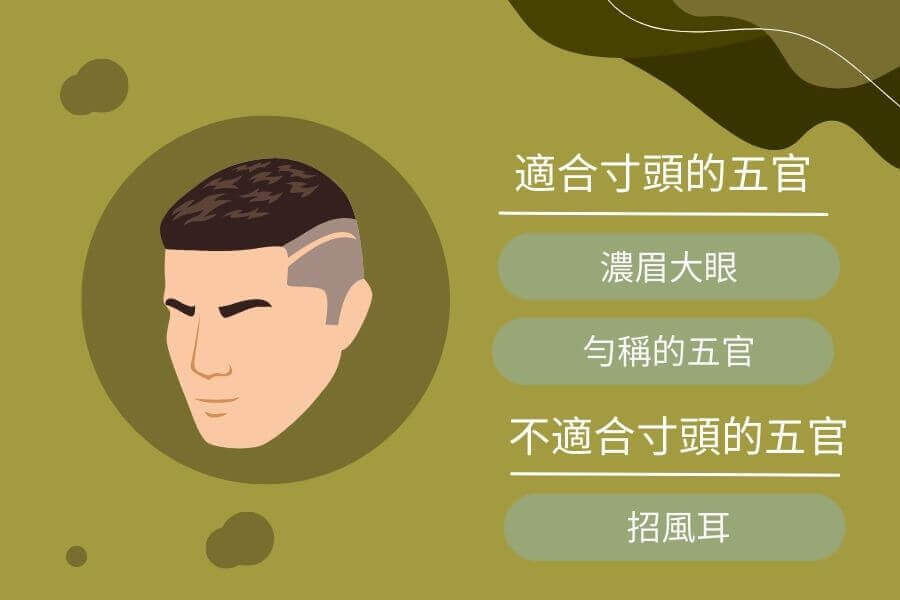 寸頭適合的五官