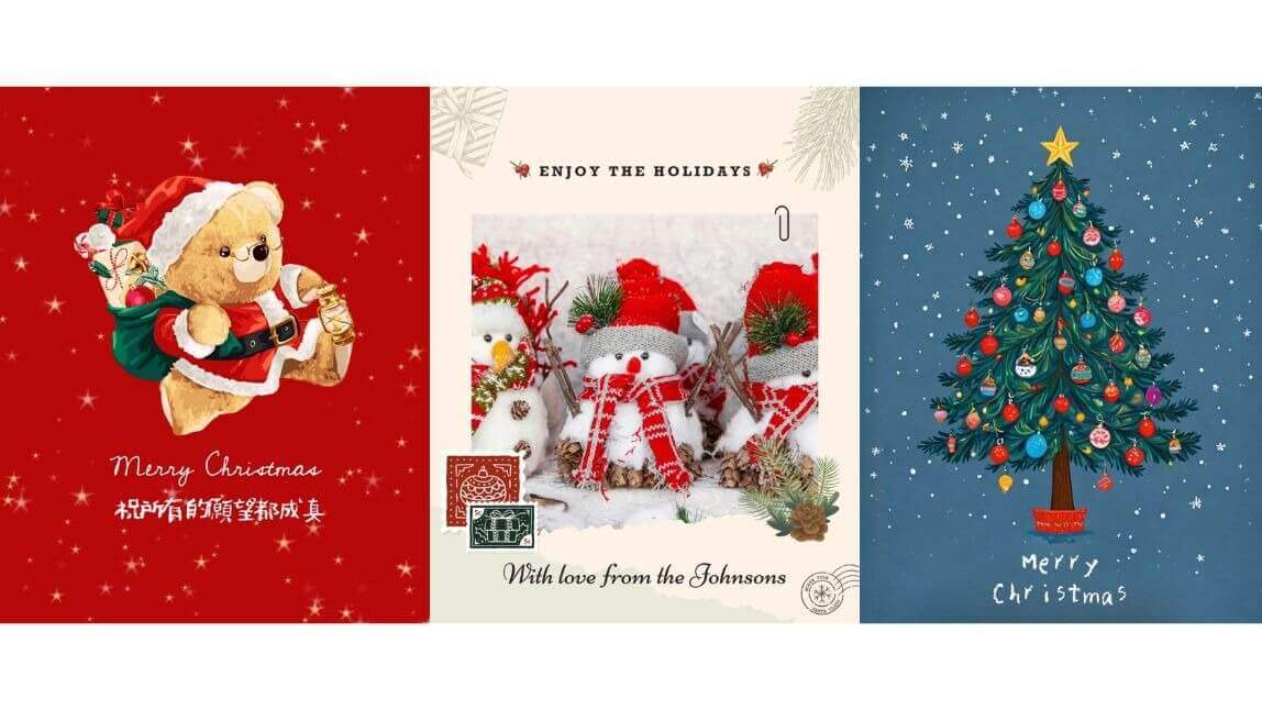 2025免費聖誕卡片下載!5款聖誕賀卡設計App推薦&DIY教學
