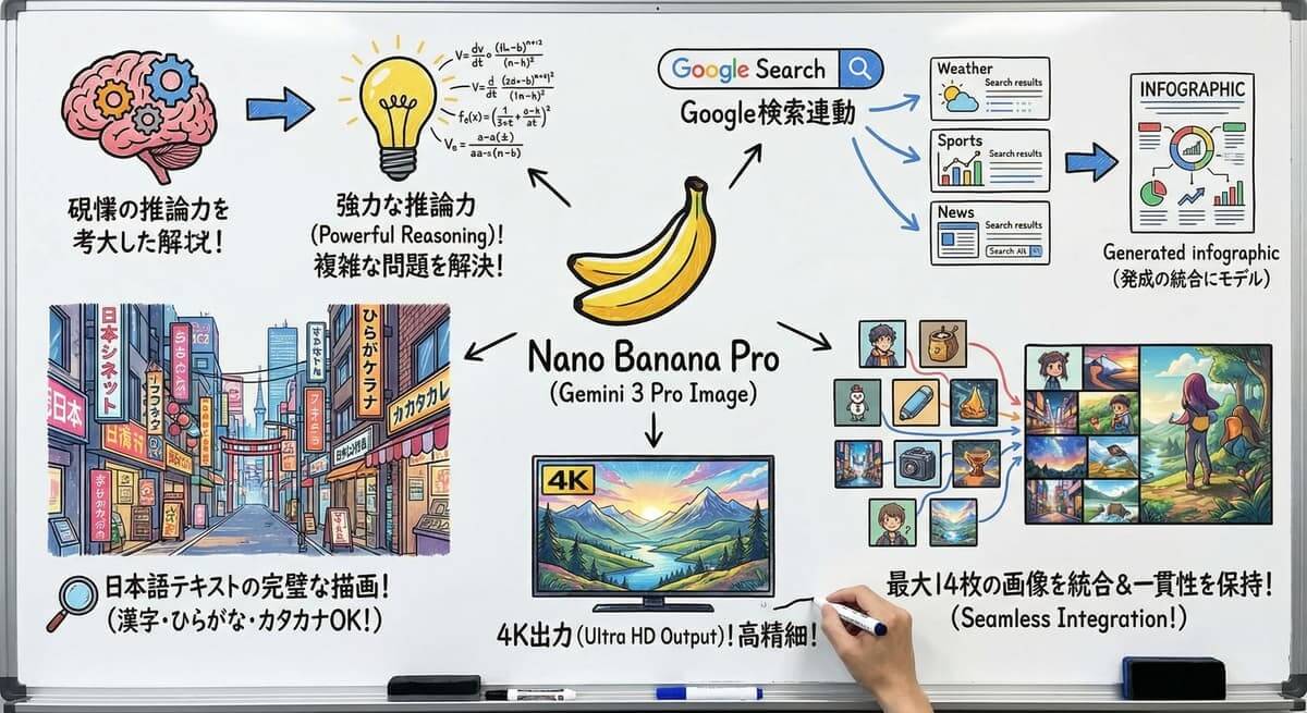Nano Banana proモデルの特徴 Nano Banana proモデルの特徴