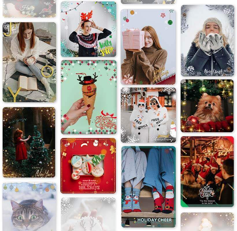 Cadres photos Noël pour les fêtes