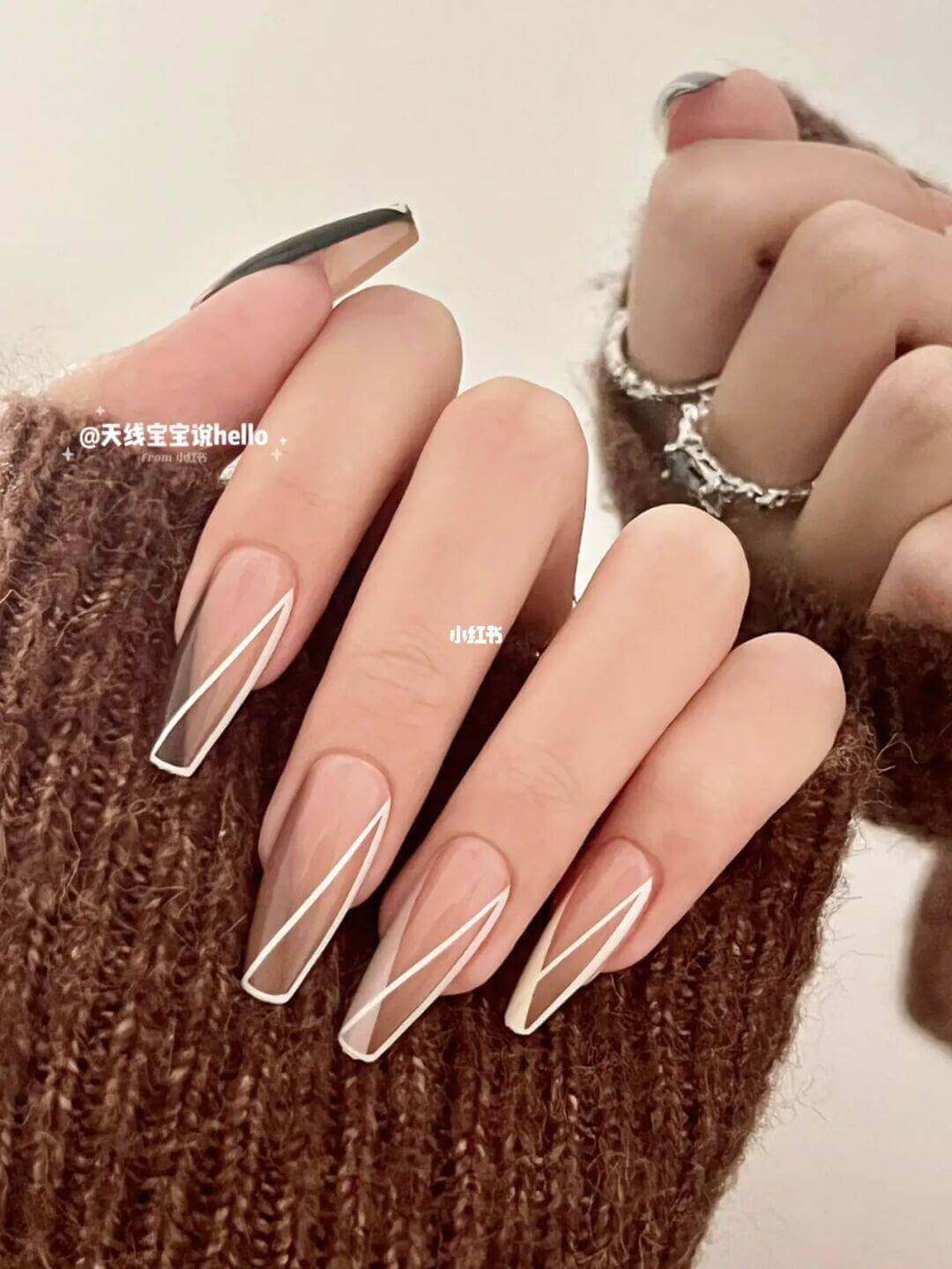 設計感法式美甲 設計感法式美甲