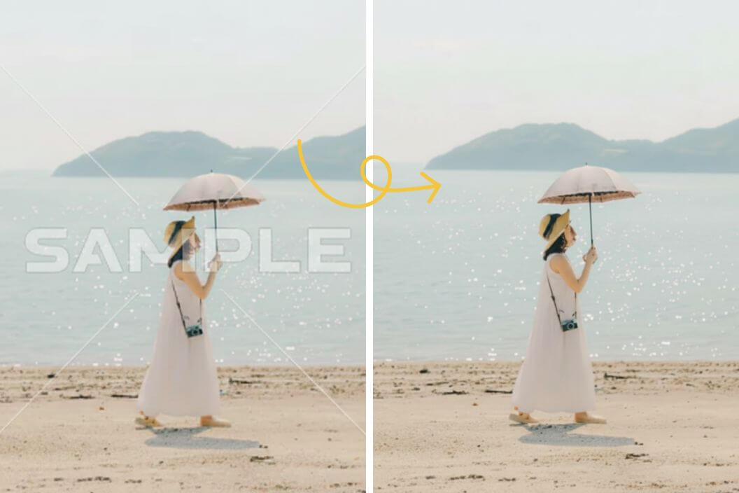 Nano Bananaロゴや透かしを削除