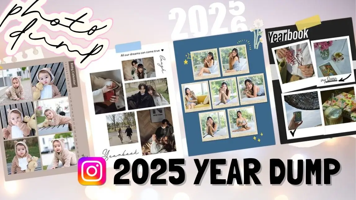 2025 IG年度回顧！用Dump排版出回憶拼圖、秀出你的Best 9九宮格