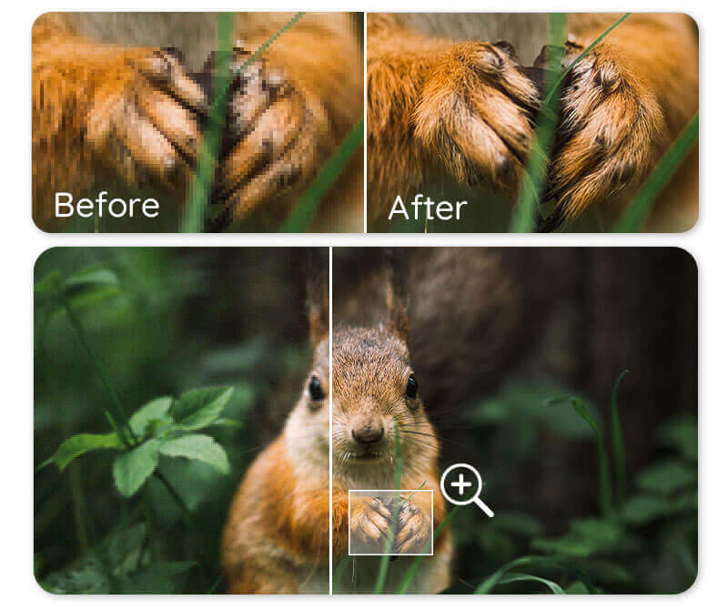 This tool effectively removes blur from photos