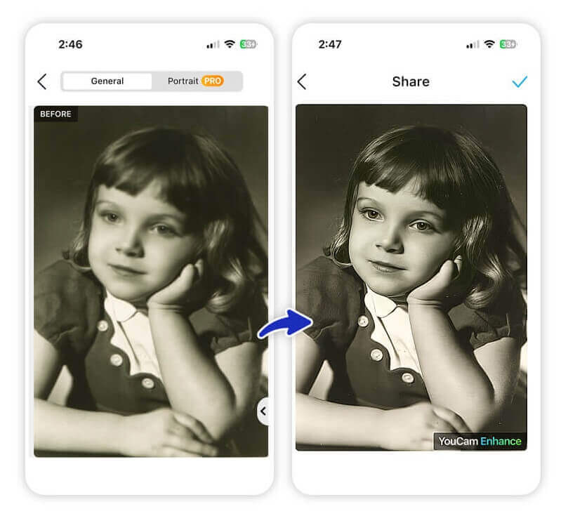 You can also unblur old photos with this tool