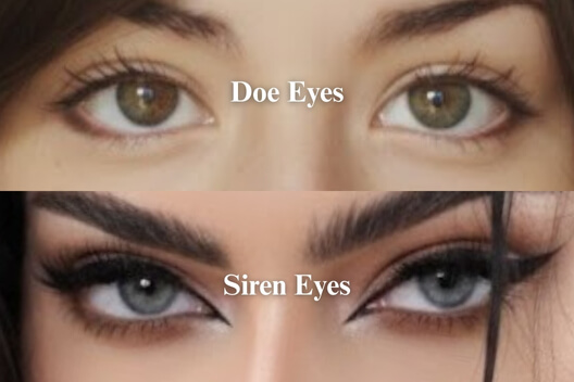 Doe Eyes vs Siren Eyes