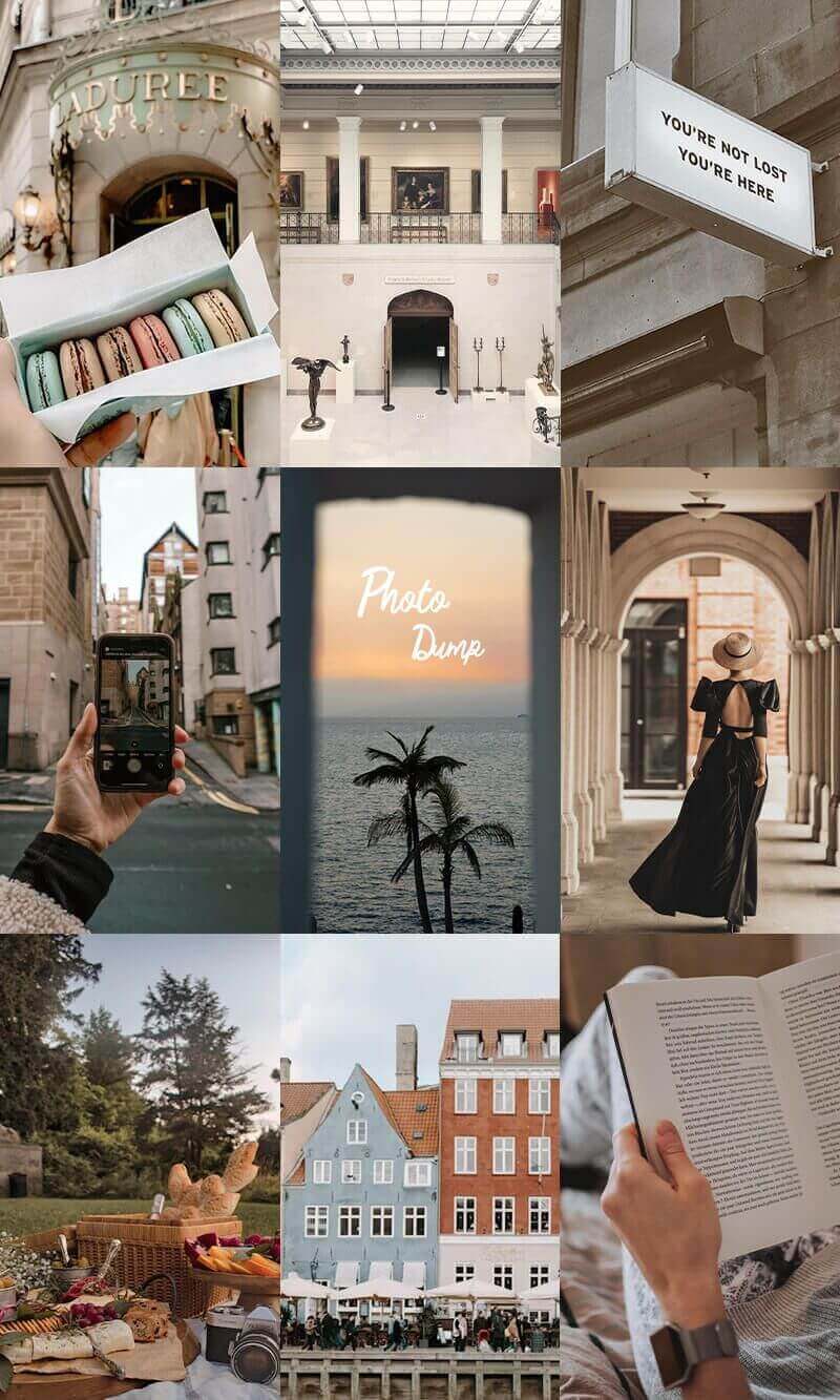 九宮格 November Dump 拼貼