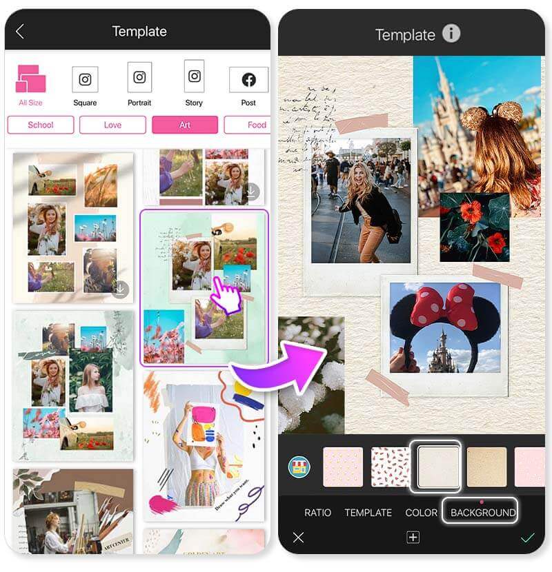 Modèles de vision board numérique multiples Exemples de vision board