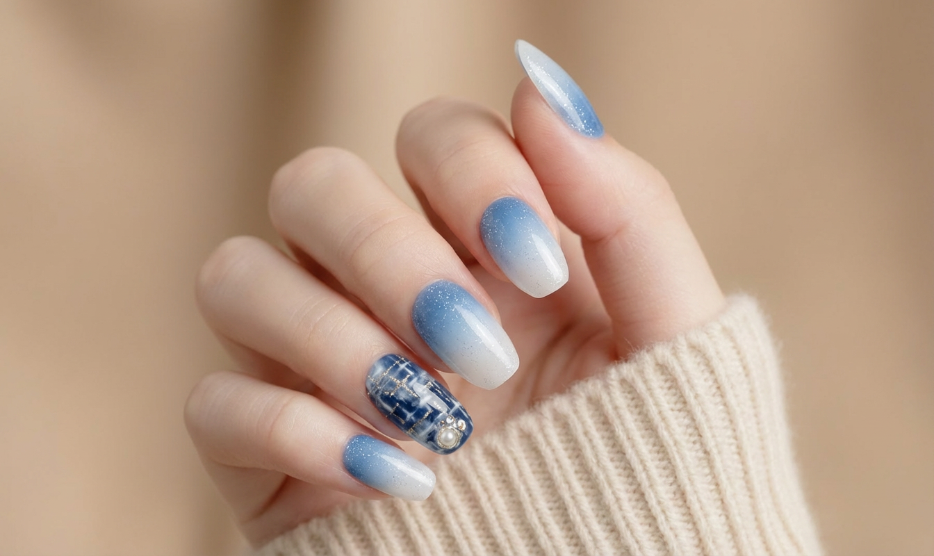 できあがったネイル画像