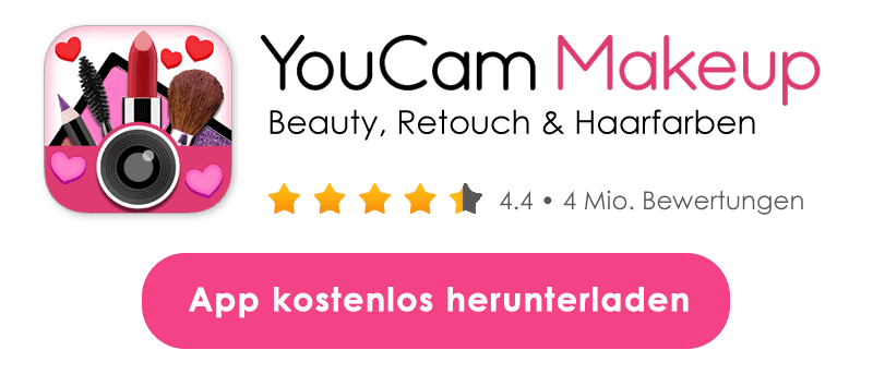 Lade YouCam Makeup herunter und errechne dein Gesichtsalter.