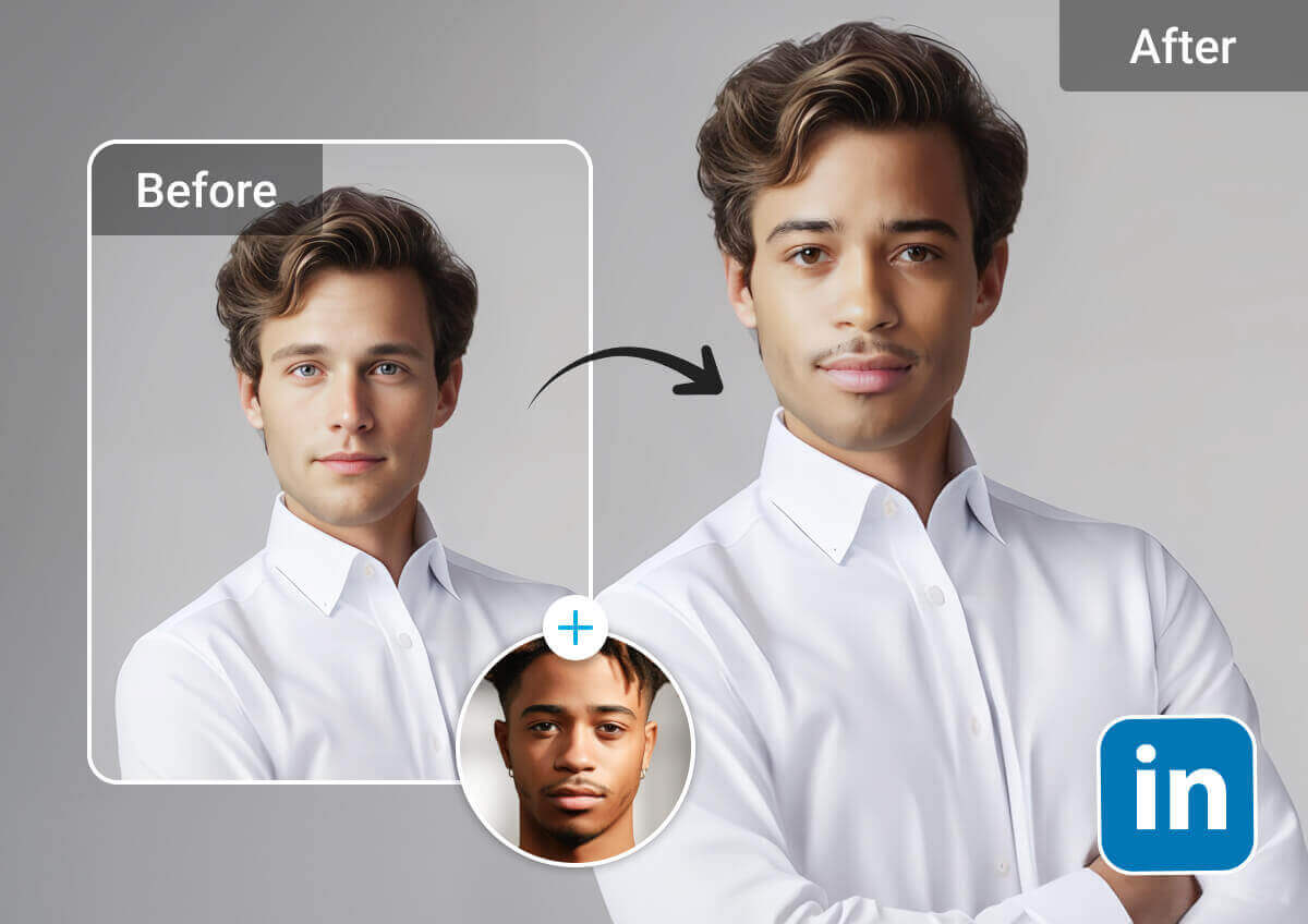Use AI Face Change to Replace the Face in a Photo