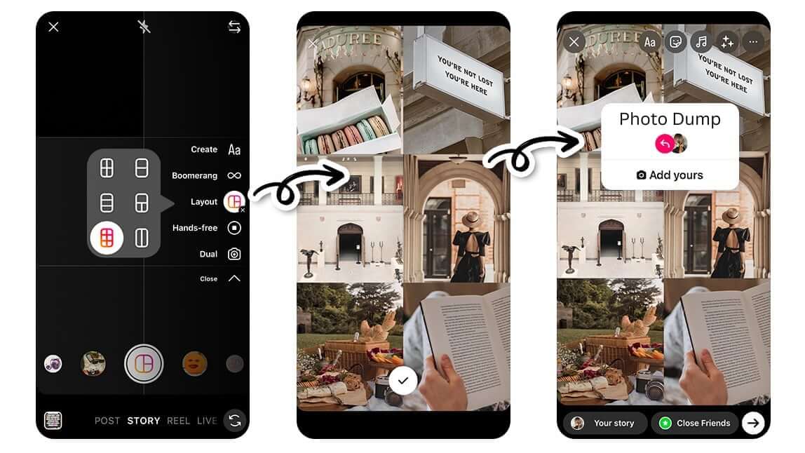 Como pegar a figurinha November Dump no instagram