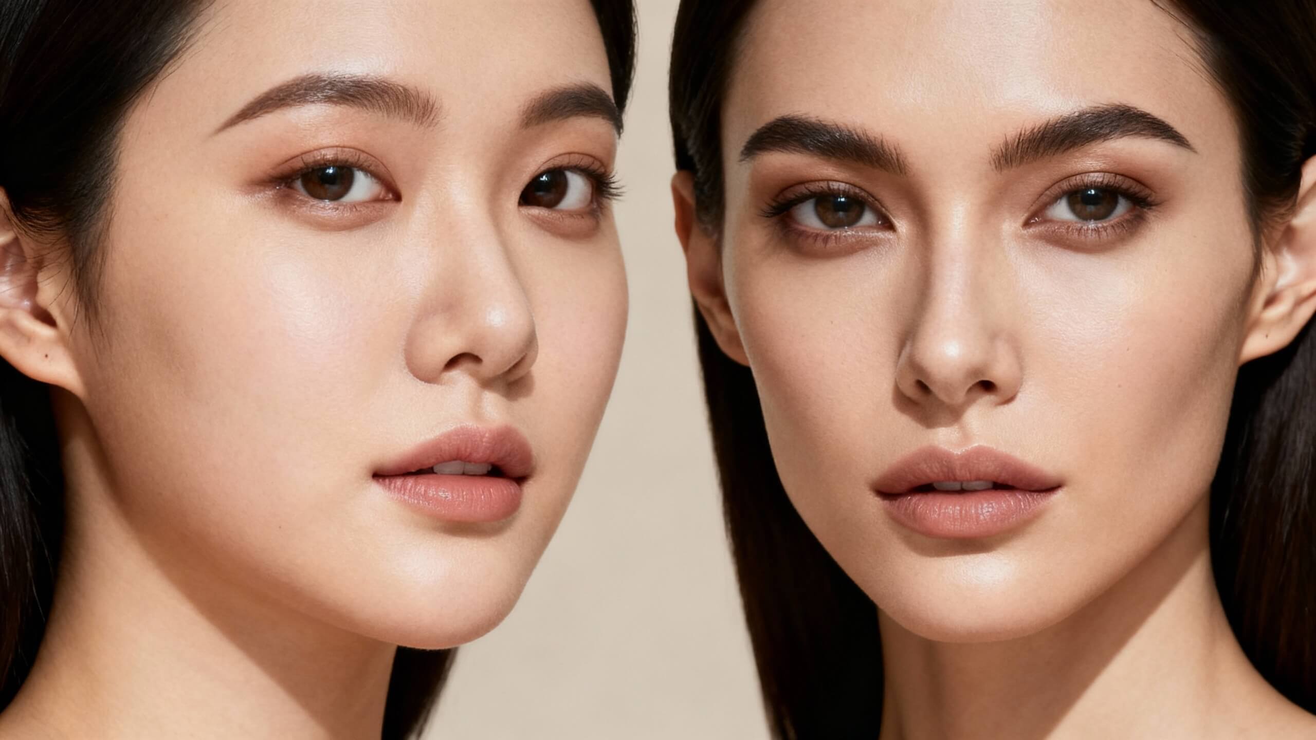 Soft vs sharp facial differences Soft vs sharp facial differences