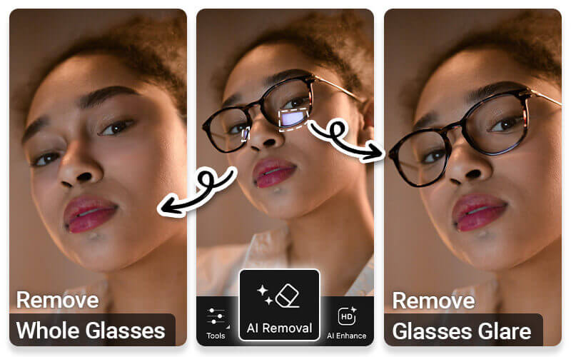 Use a photo cleaner app to clean up photos
