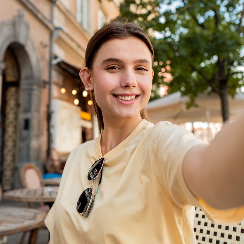 Fix any imperfections in your selfies with YouCam Makeup app.