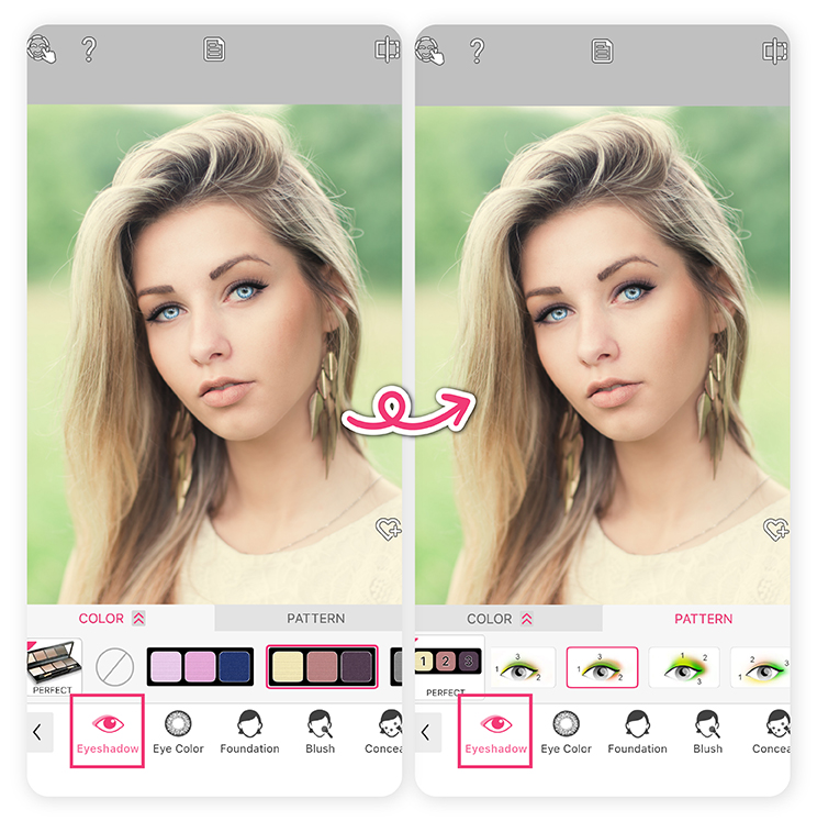 Make Blue Eyes Pop in YouCam Makeup