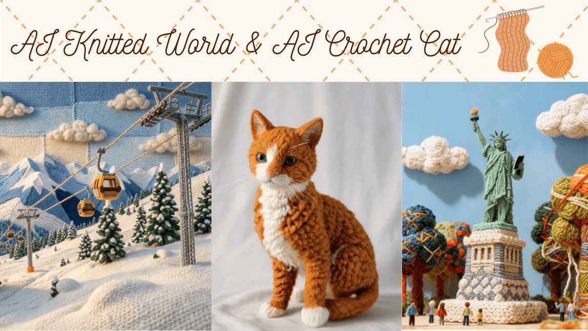 AI Knitted World & AI Crochet: How To Turn Photos into Yarn Art