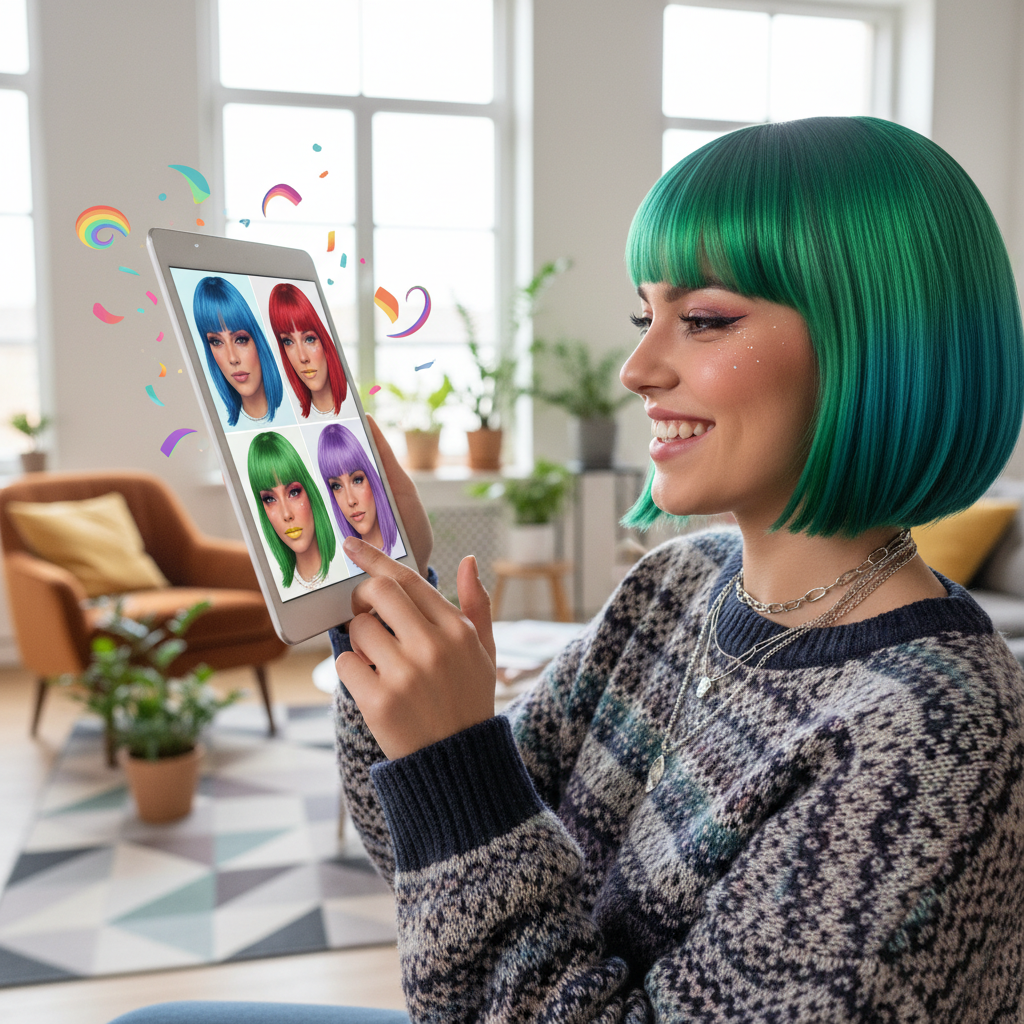 Showcasing the interactive and realistic experience of AI-powered virtual try-on