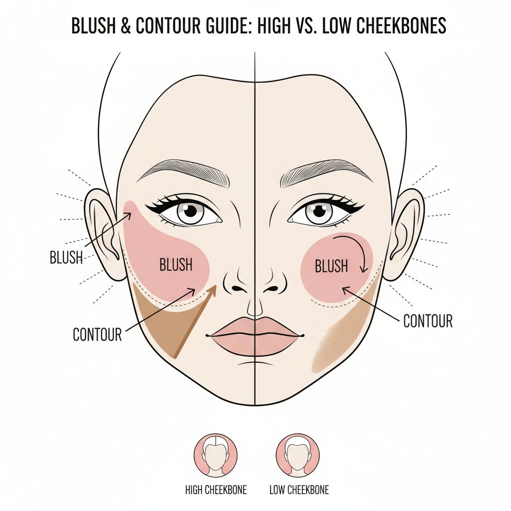 Practical makeup application guidance.