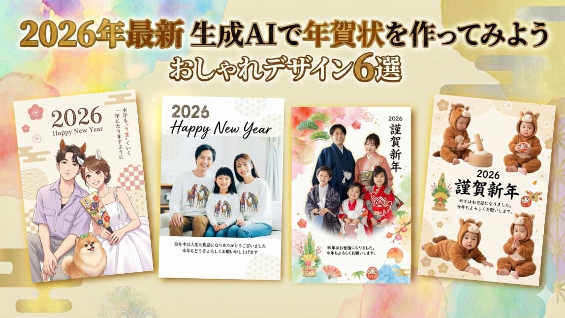生成AIで年賀状を作成