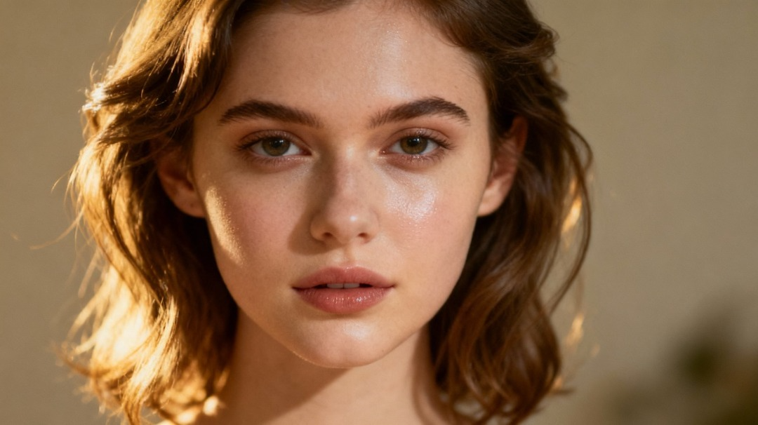 Chubby face medium haircut example Chubby face medium haircut example