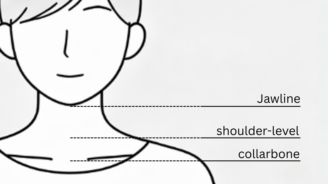 Round face haircut structure guide Round face haircut structure guide