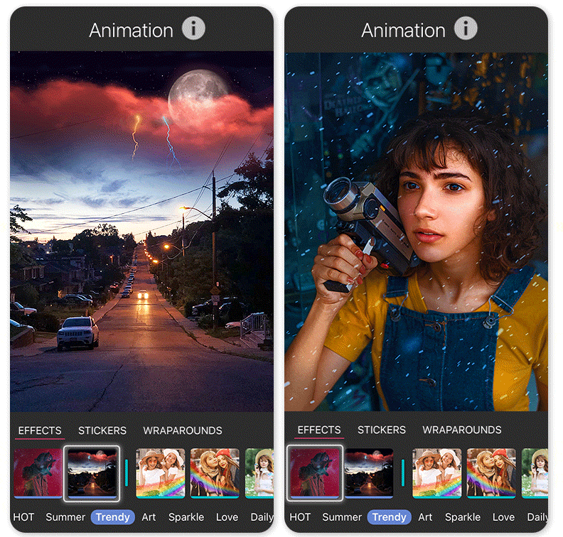 Montage effet photo Strangers Things