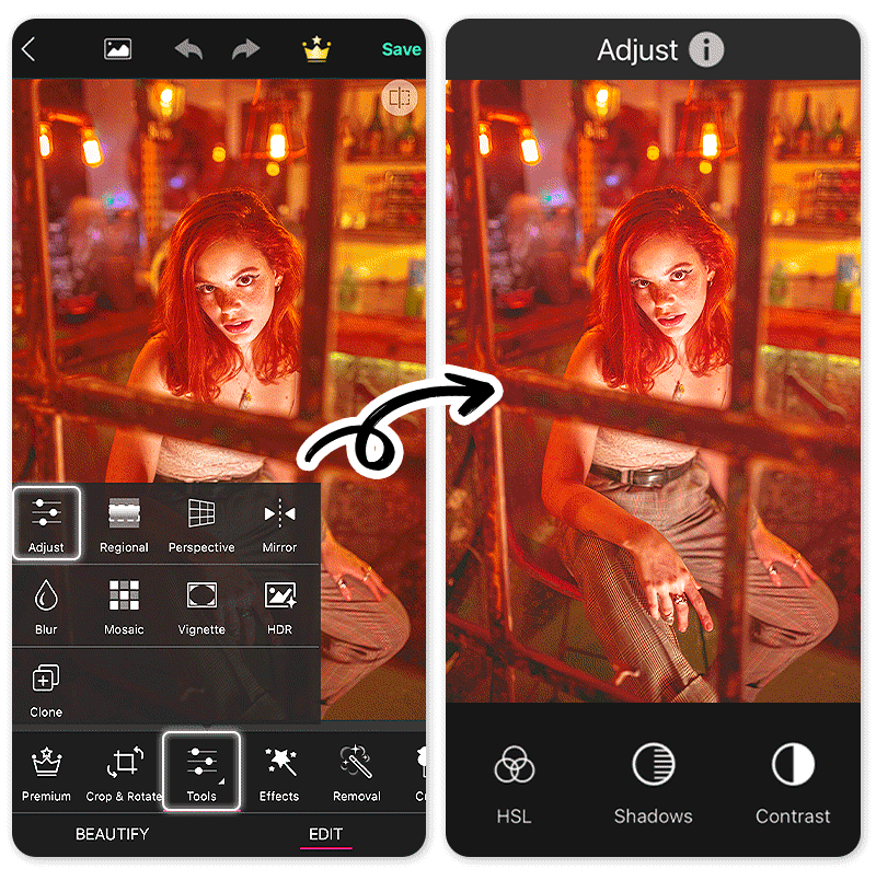 Montage, effet, fond stranger things