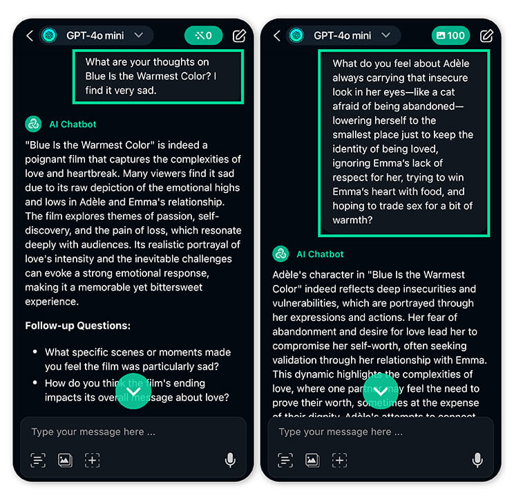 Movie Identifier App: YouCam AI Chat Ask further questions about the movie
