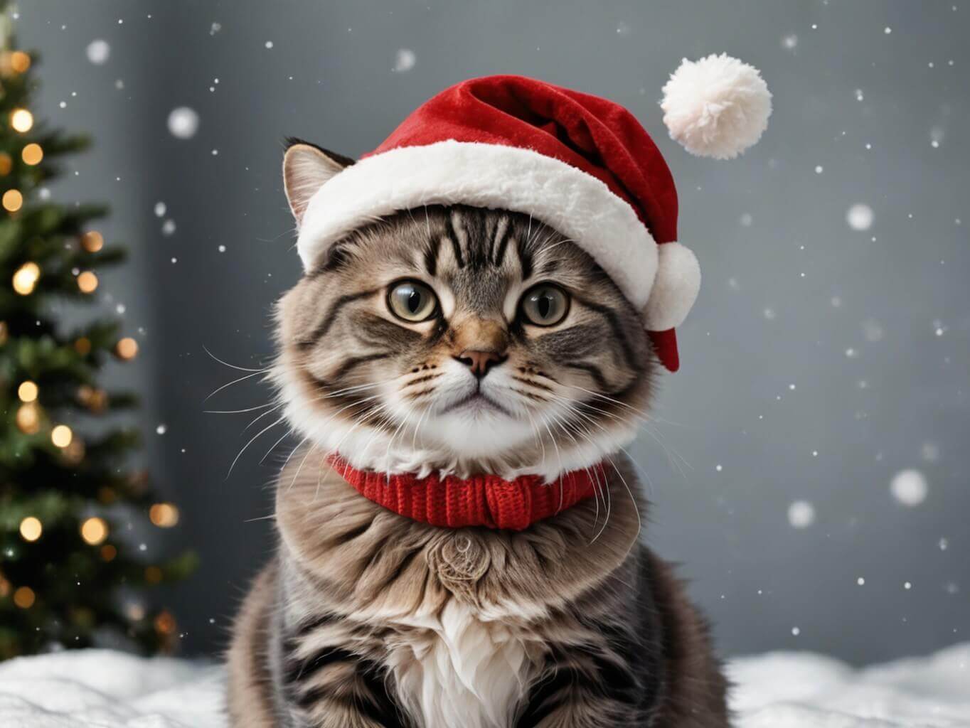 Noel IA : image chat Noel