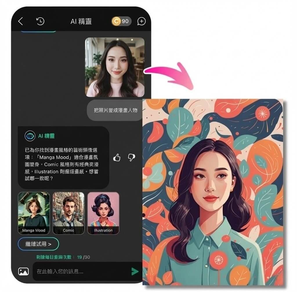 照片變卡通-照片變漫畫-相片變Q版卡通