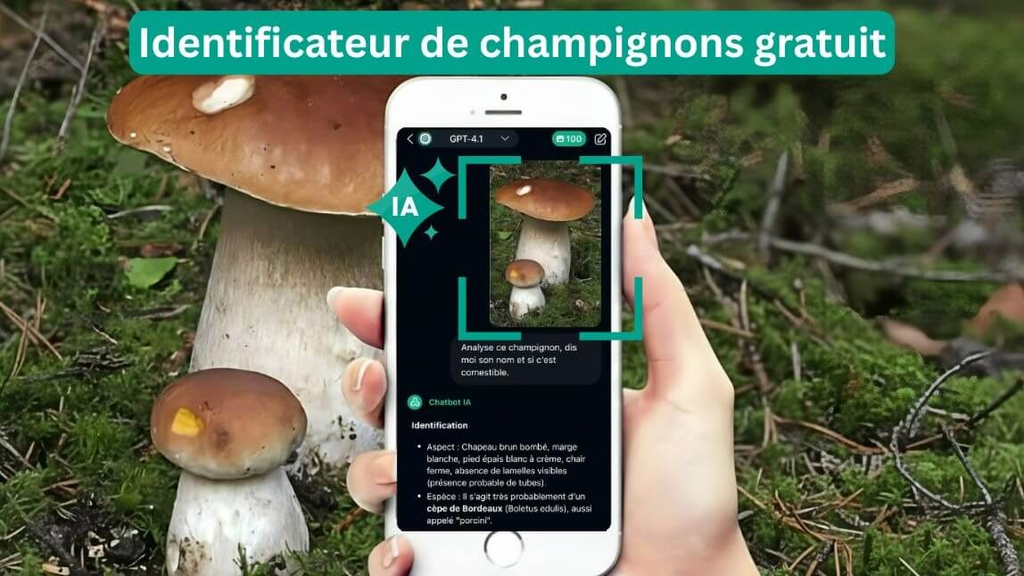 Identification de champignon gratuit  IA : reconnaîtres les champignons
