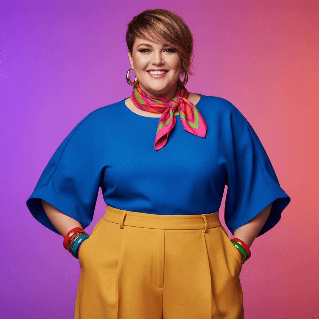 A well-chosen pixie cut is the ultimate confidence booster for round faces and plus-size figures. A well-chosen pixie cut is the ultimate confidence booster for round faces and plus-size figures.