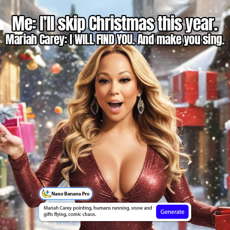 Meme di Natale 2025: Crea Meme Divertenti da Testo
