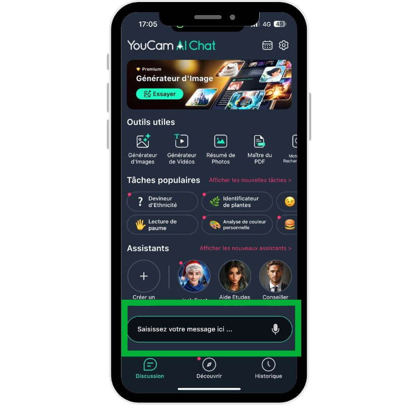Chat IA pour reconnaître et identifier les champignons