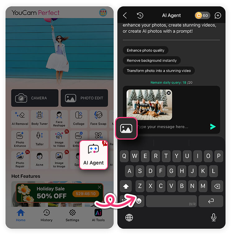 How to Enhance Family Photo Poses in YouCam Perfect