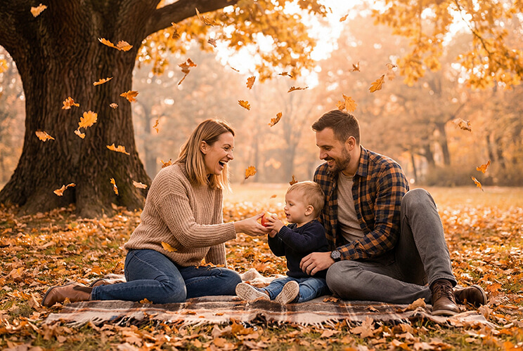 Family of 3 Poses Prompts