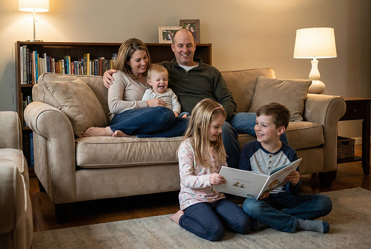 Family of 5 Poses Prompts