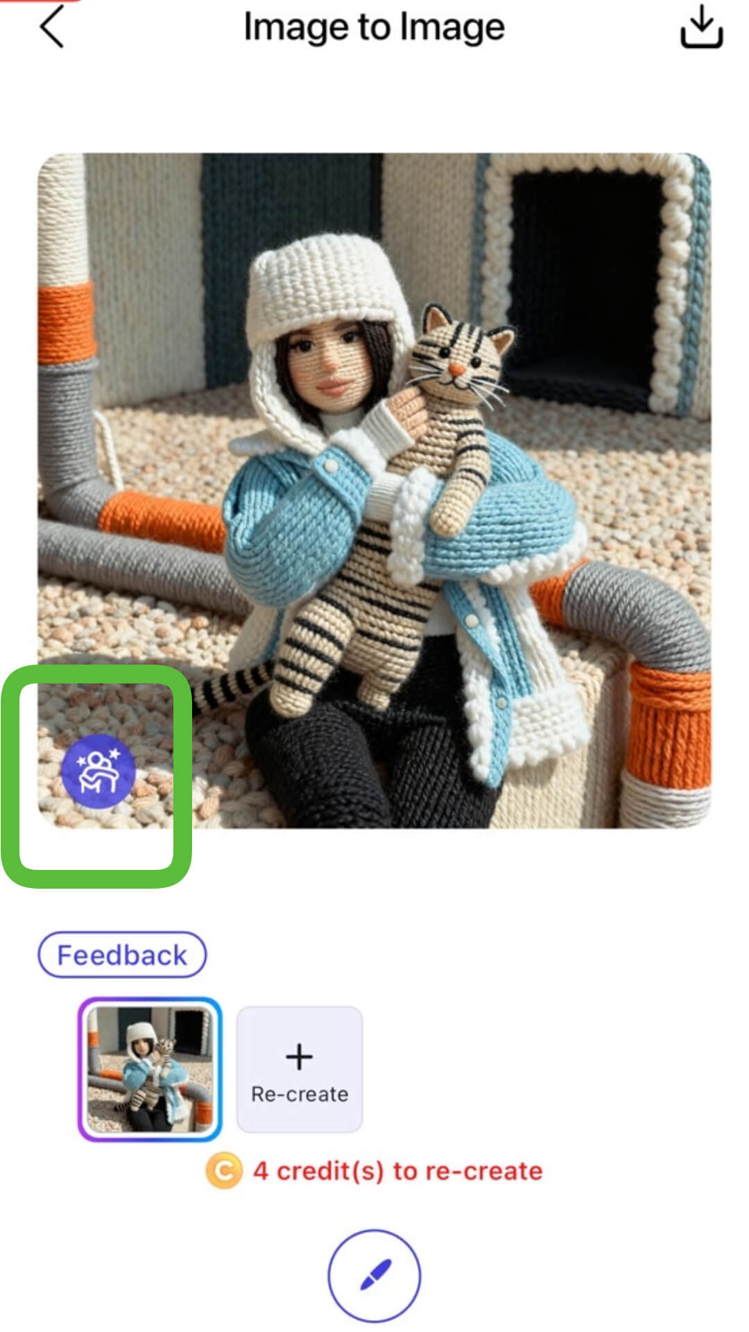 Opção de animar foto no YouCam AI Pro