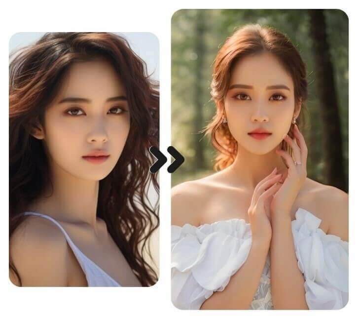 婚紗照風格推薦:自然森系清新風 婚紗寫真-婚紗照合成app-婚紗修圖