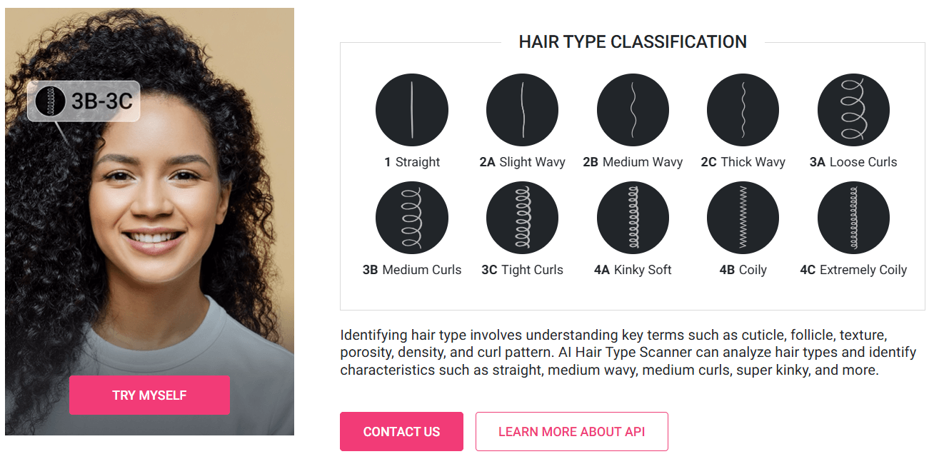 hair type detector hair type detector