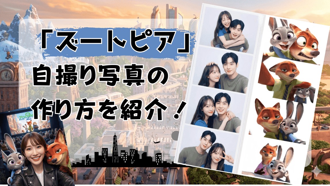 ズートピア自撮り写真