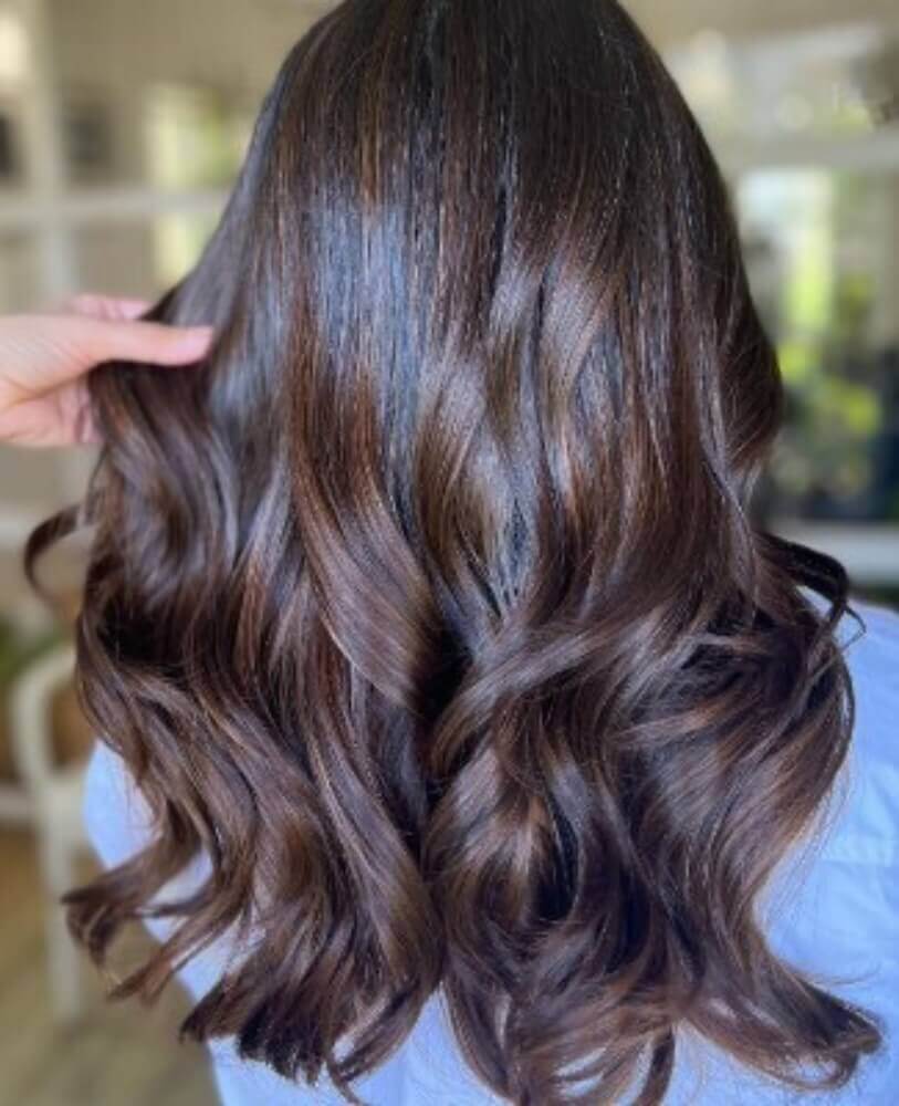 Haarfarben-Trend 2024: Schokobraun