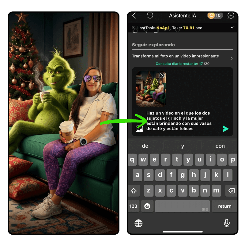 filtro del grinch tomando cafe filtro del grinch tomando cafe