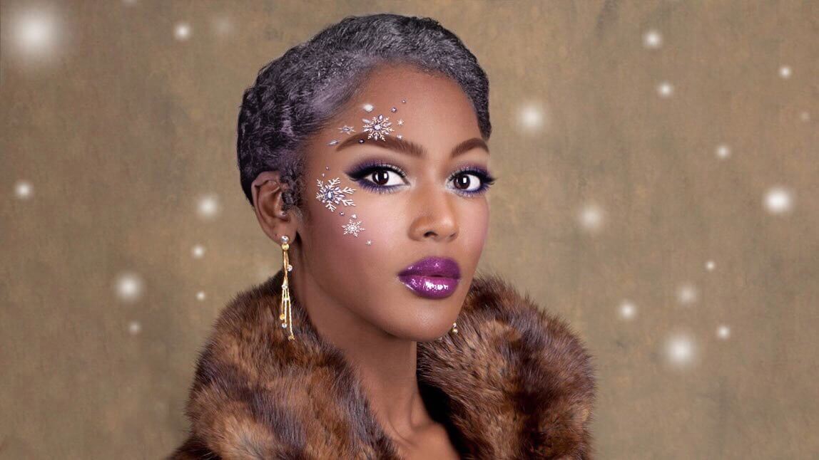 Weihnachts-Makeup: Festliche Looks & Schneeflocken-Styles