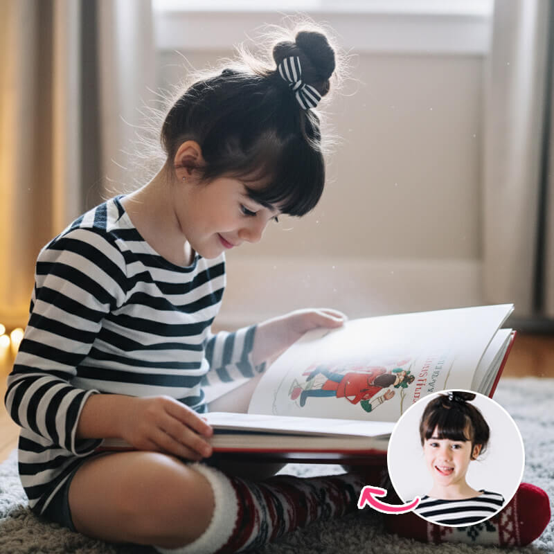 Storytime Christmas AI Photo