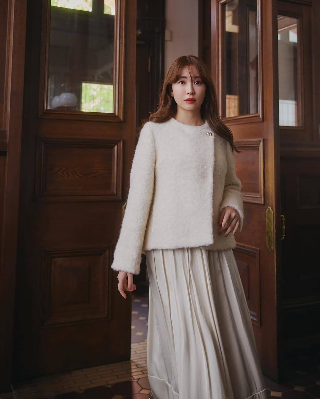 冬デートはホワイト×ふわふわ素材で甘く