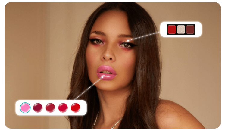 Beauty product demo visuals Beauty product demo visuals