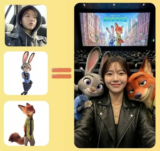 動物方城市電影院打卡 動物方城市電影院打卡