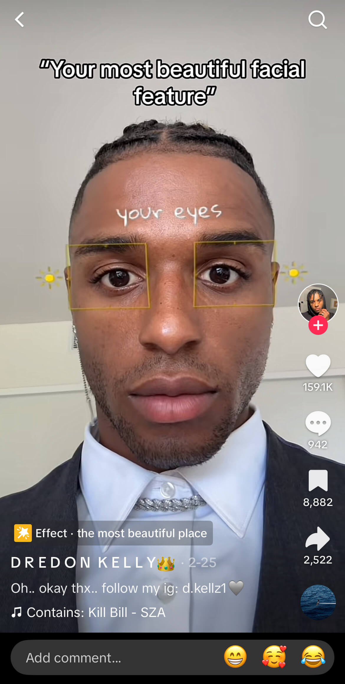 Filtro Característica Mais Bonita Resultado do Filtro Característica Mais Bonita no TikTok